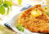 Schnitzel - o que é isso?  Como cozinhar o schnitzel?  Schnitzel de porco na frigideira: receita.  Como preparar schnitzel - as melhores receitas clássicas e não tradicionais Delicioso schnitzel